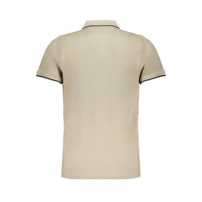 Norway 1963 - Beige poloskjorte i bomull