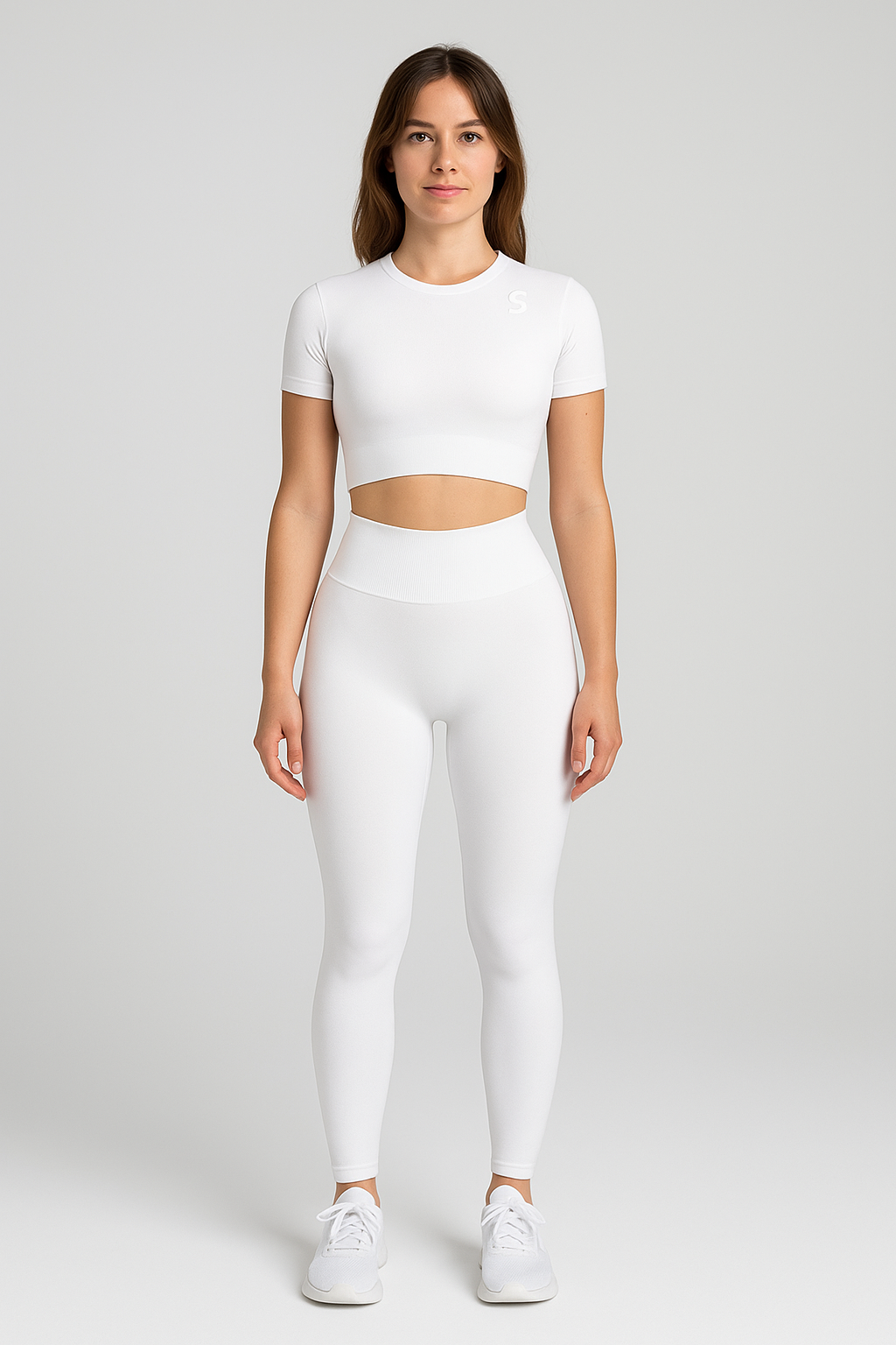 SEAMLESS SOLID SET – Hvit