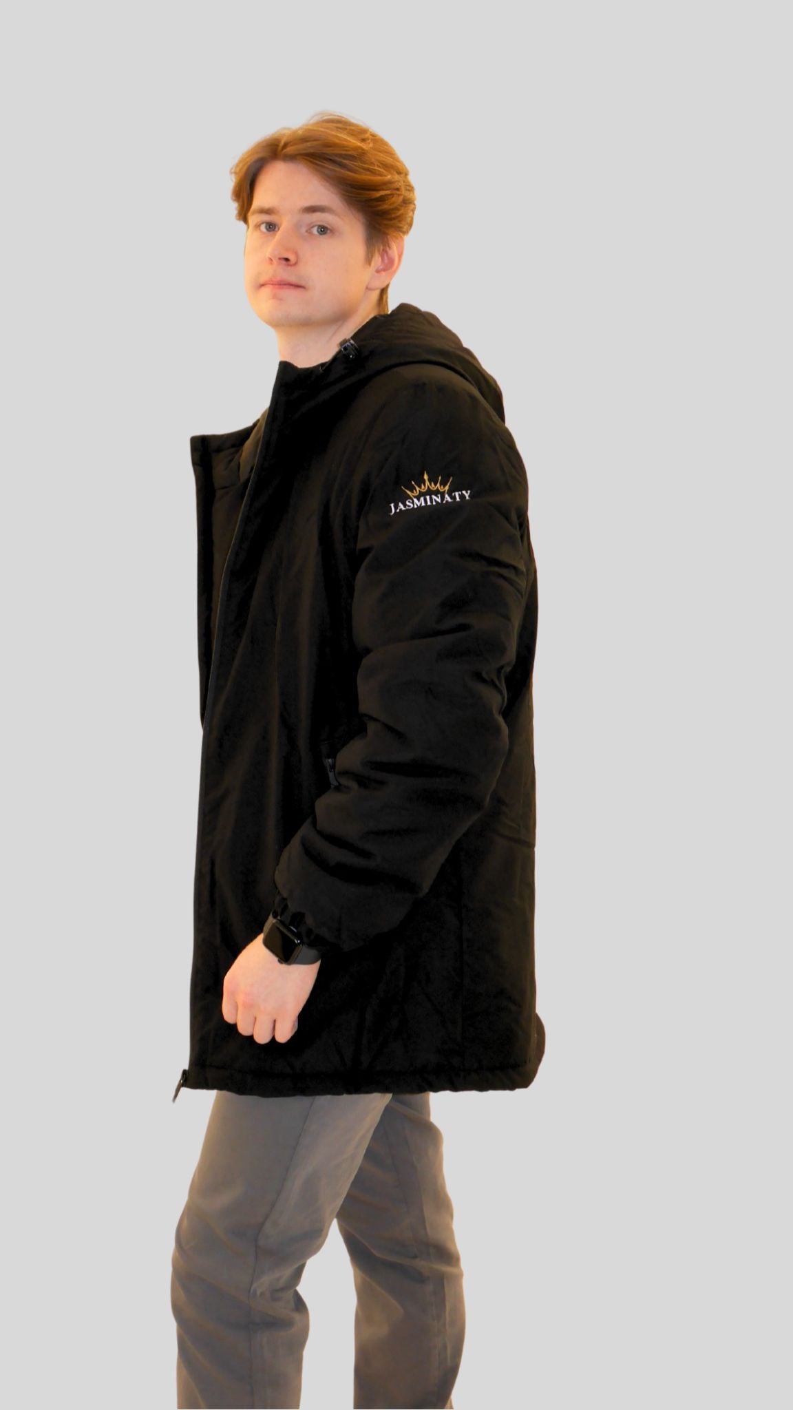 Unisex Resirkulert Parkas med Hette – Bærekraftig stil og komfort