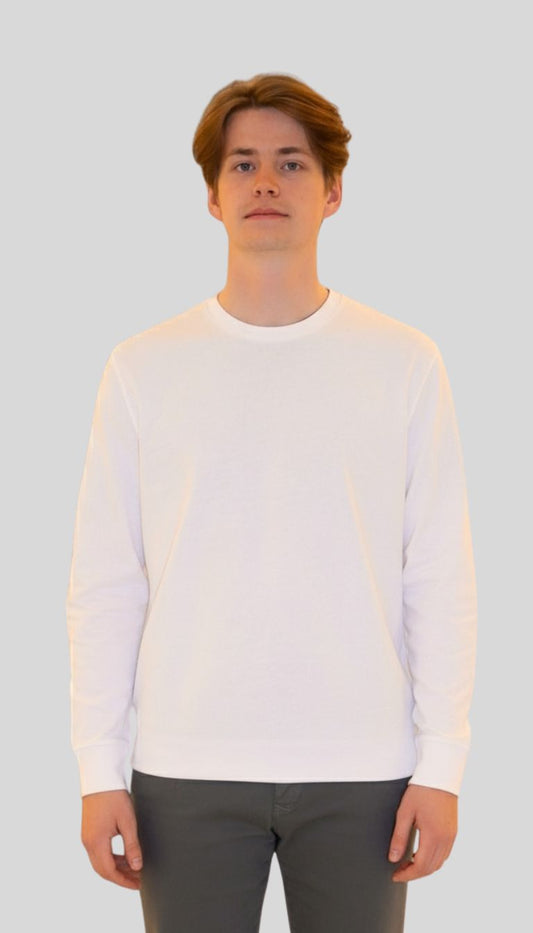 Langermet topp i bomull – Komfort, Kvalitet og Bærekraft