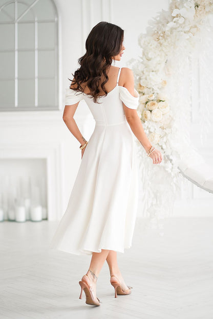  Evening dress model 210729 Bicotone 
