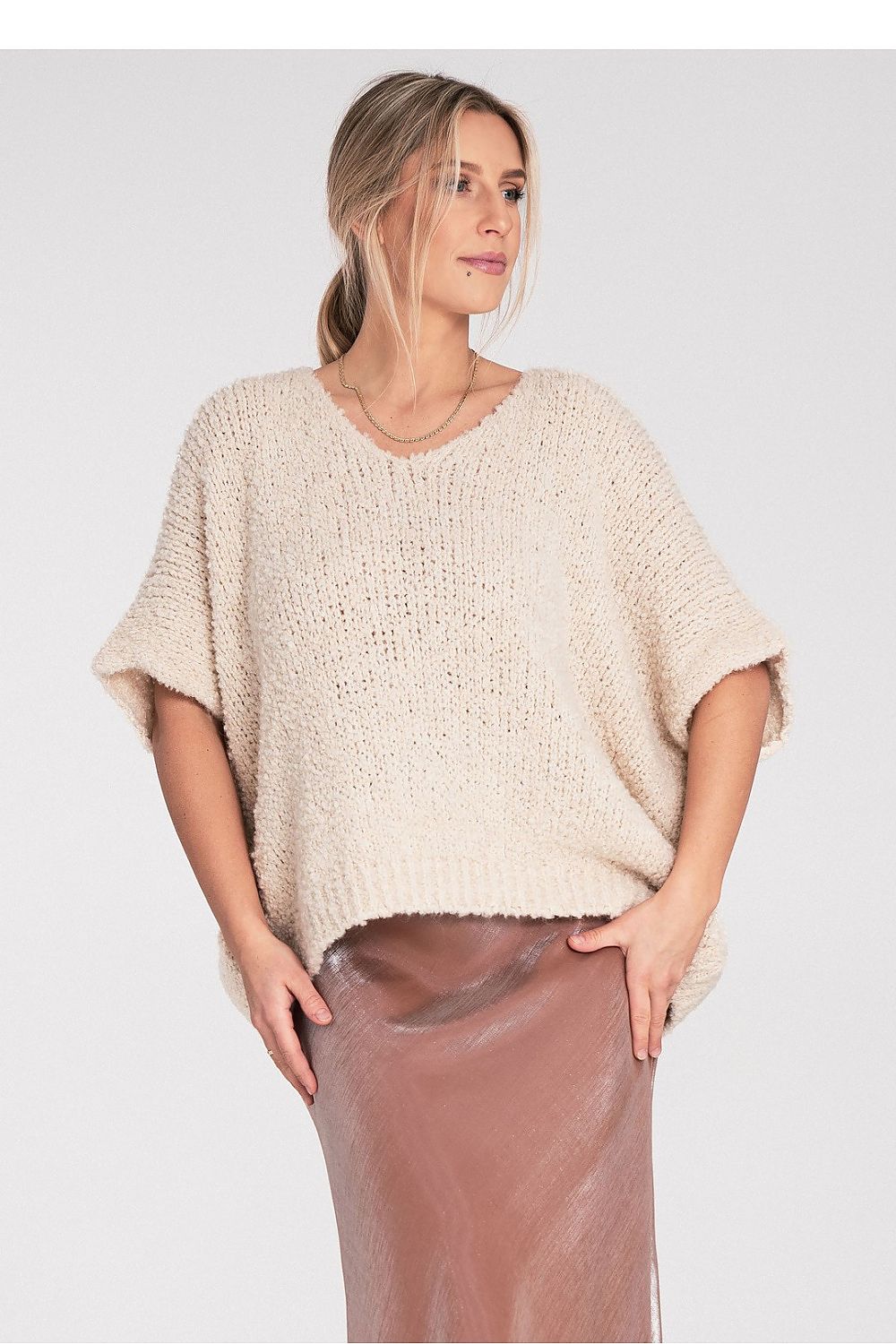  Short sleeve sweater model 217071 Figl 