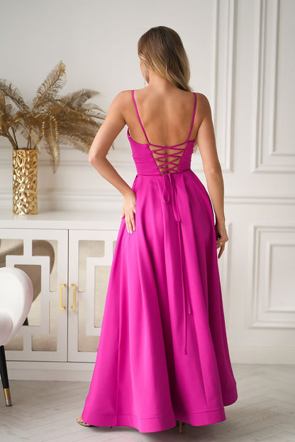  Long dress model 224295 Bicotone 